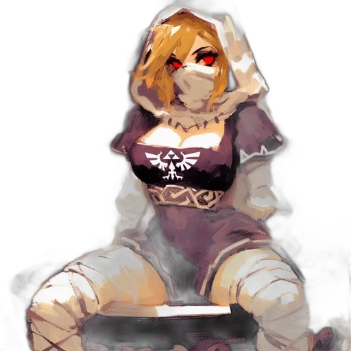 dress, staff, mask, robot transparent PNG cut-out