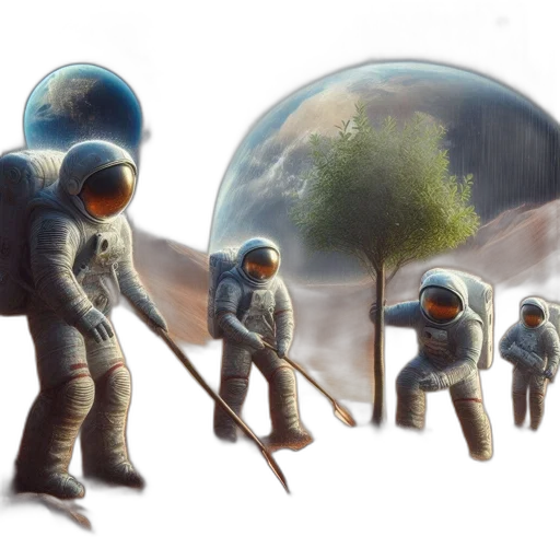 concept art, fantasy art, 3d render, photorealistic transparent PNG cut-out