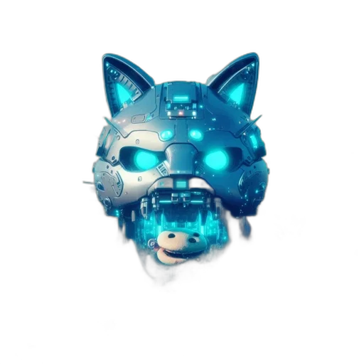 mask, face, creature, robot transparent PNG cut-out