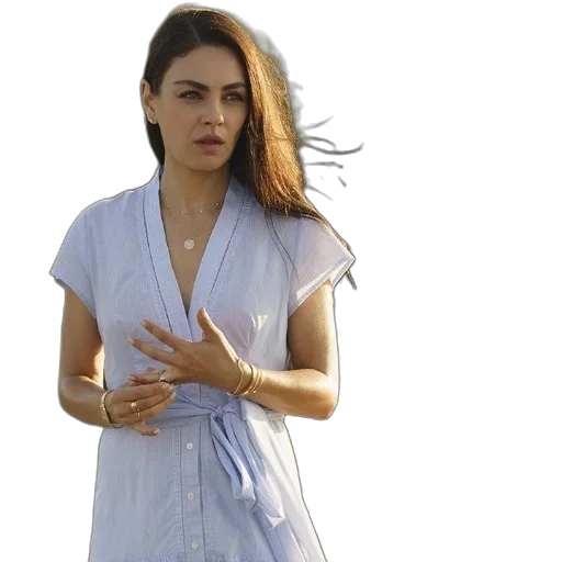dress, oil painting, rain, woman transparent PNG cut-out