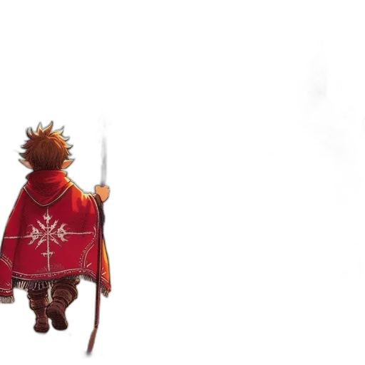 sword, staff, jacket, crown transparent PNG cut-out