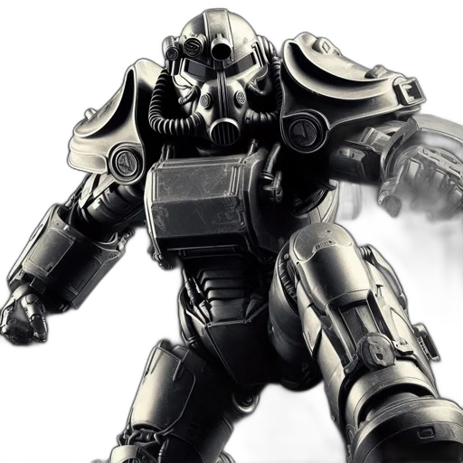 robot, concept art, 3d render, photorealistic transparent PNG cut-out