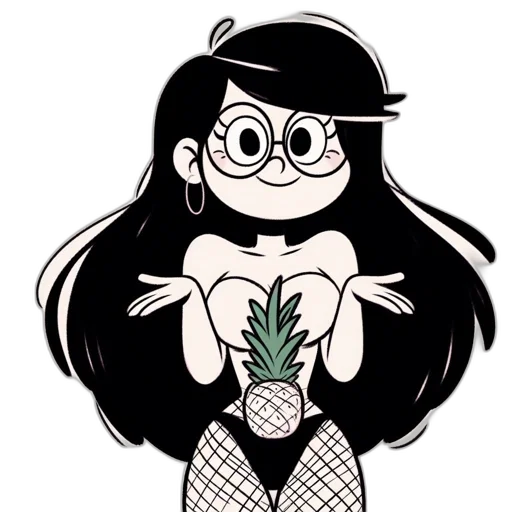 flower, crown, creature, dress transparent PNG cut-out