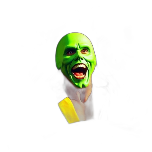 mask, face, creature, staff transparent PNG cut-out