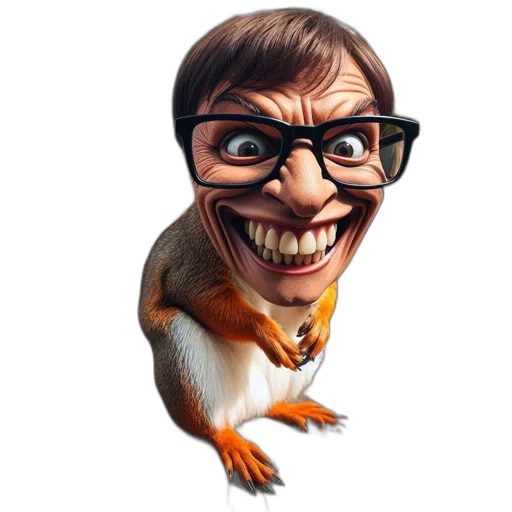 animal, creature, face, staff transparent PNG cut-out