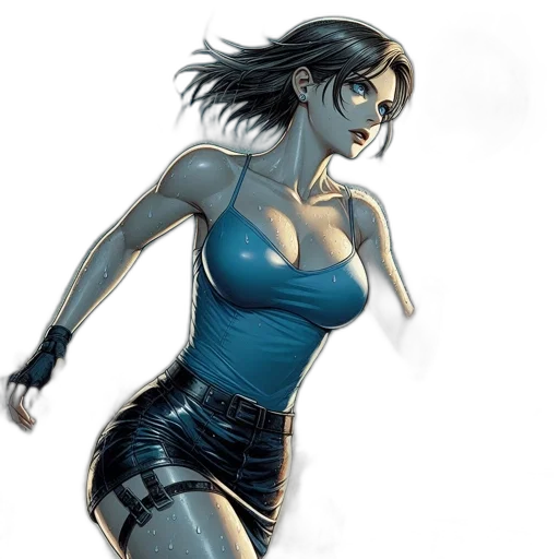 mask, comic book art, concept art, fantasy art transparent PNG cut-out