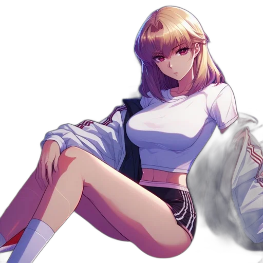 jacket, dress, anime, concept art transparent PNG cut-out
