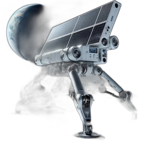 robot, weapon, staff, concept art transparent PNG cut-out