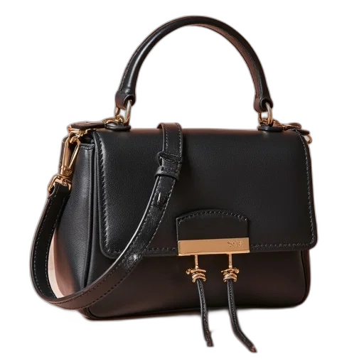 mini, crossbody, blush, gold transparent PNG cut-out