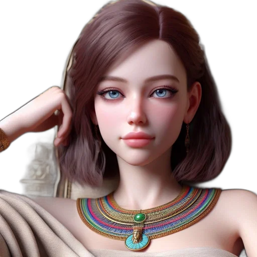 jewelry, face, robot, fantasy art transparent PNG cut-out