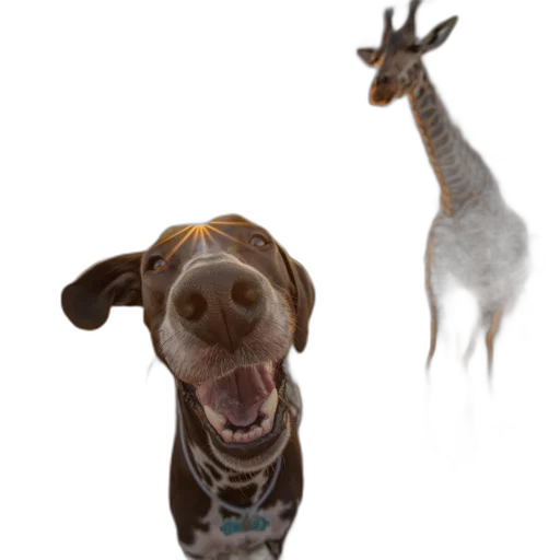 animal, staff, creature, 3d render transparent PNG cut-out