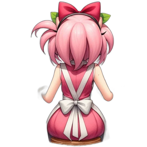 staff, dress, weapon, flower transparent PNG cut-out