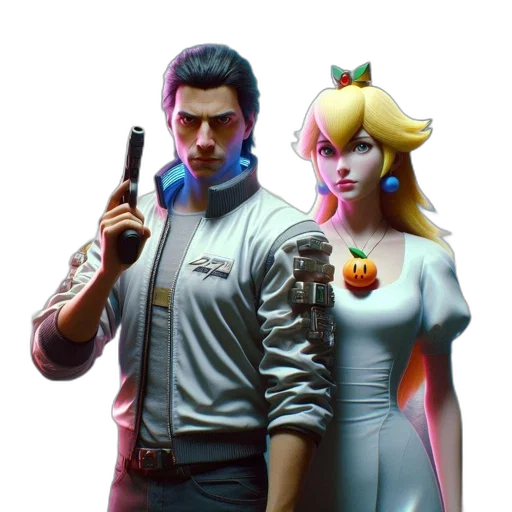 jacket, weapon, staff, concept art transparent PNG cut-out