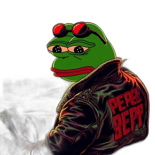 jacket, vaporwave, pepe, frog transparent PNG cut-out