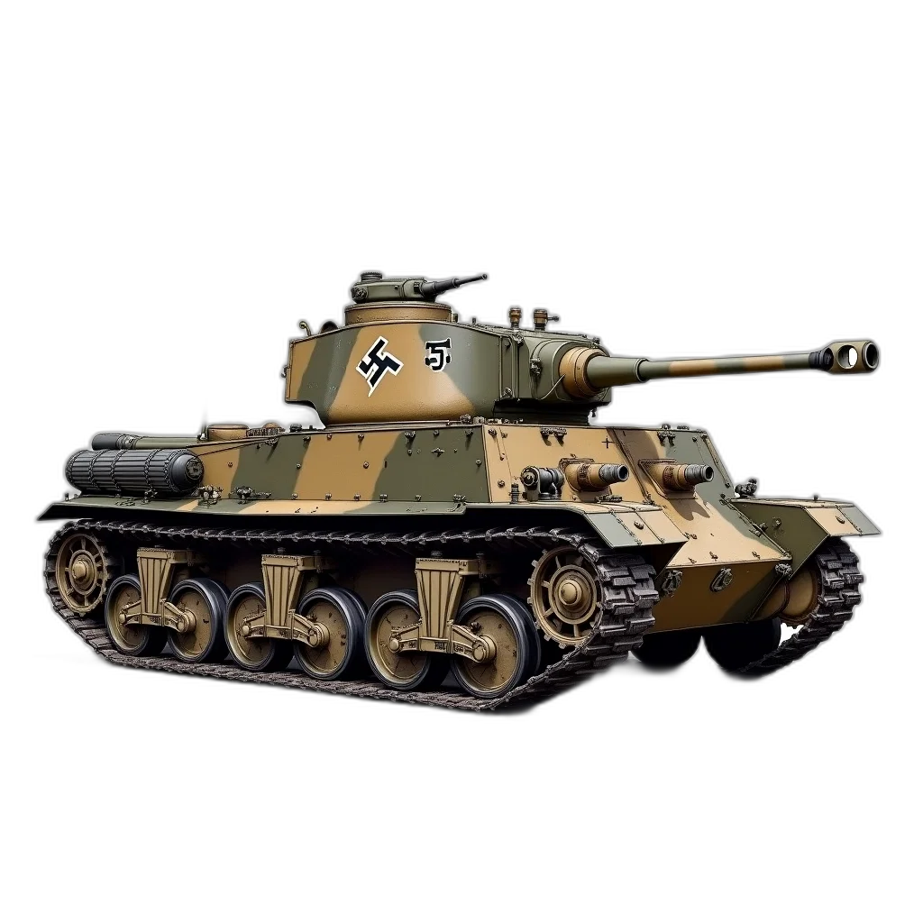weapon, animal, car, 3d render transparent PNG cut-out