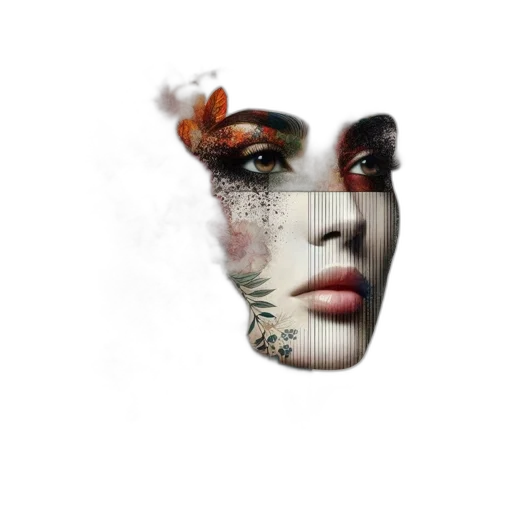 mask, face, crown, robot transparent PNG cut-out