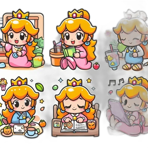crown, pixel art, concept art, 3d render transparent PNG cut-out