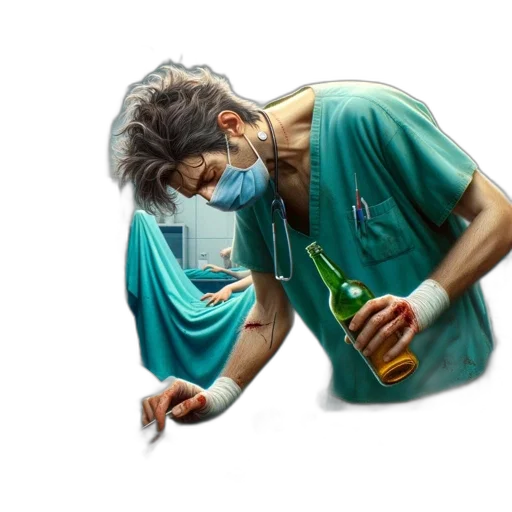 bottle, concept art, cyberpunk, photorealistic transparent PNG cut-out