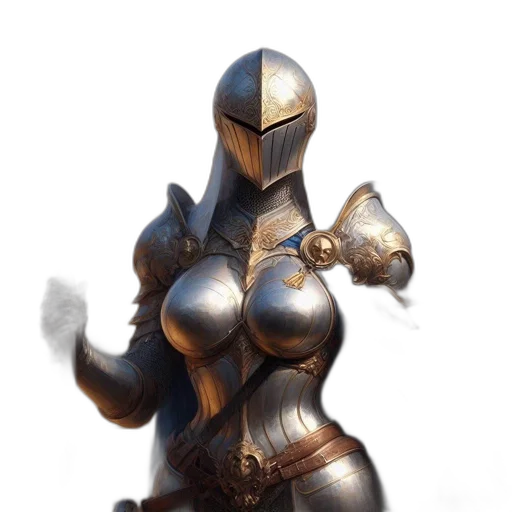 sword, robot, dress, weapon transparent PNG cut-out