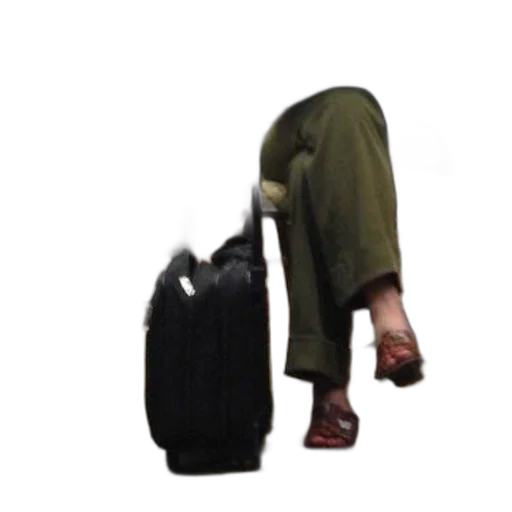 jacket, staff, shoes, umbrella transparent PNG cut-out