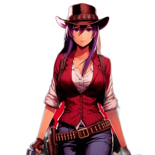 staff, hat, weapon, jacket transparent PNG cut-out