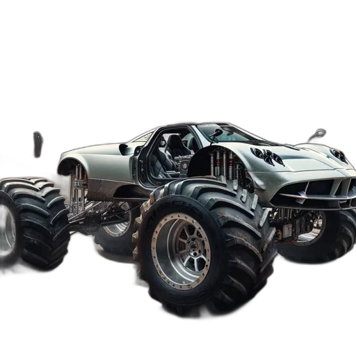 car, concept art, 3d render, photorealistic transparent PNG cut-out