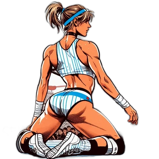 comic book art, concept art, cartoon, cyberpunk transparent PNG cut-out
