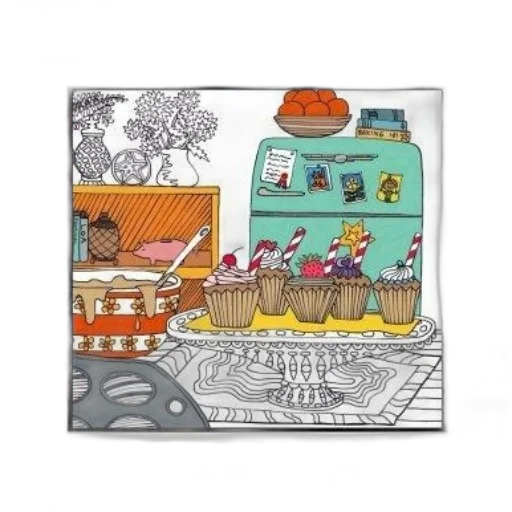 food, concept art, cartoon, underwater transparent PNG cut-out