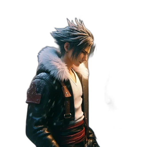jacket, sword, staff, dragon transparent PNG cut-out