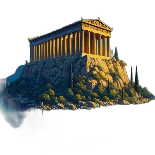 building, concept art, fantasy art, pixel art transparent PNG cut-out