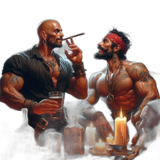 concept art, fantasy art, comic book art, cyberpunk transparent PNG cut-out