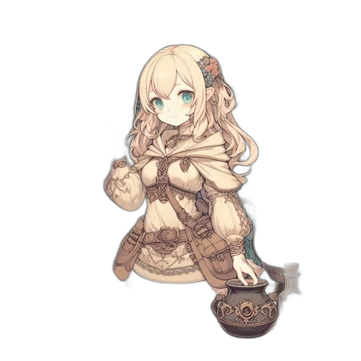 staff, weapon, dress, dragon transparent PNG cut-out