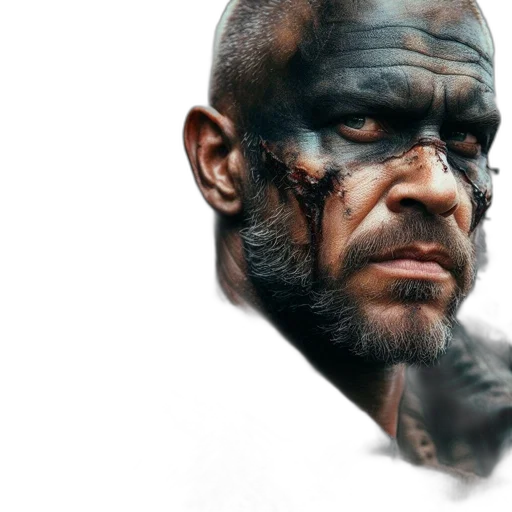 face, photorealistic, concept art, fantasy art transparent PNG cut-out