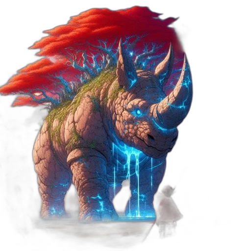 dragon, creature, animal, staff transparent PNG cut-out