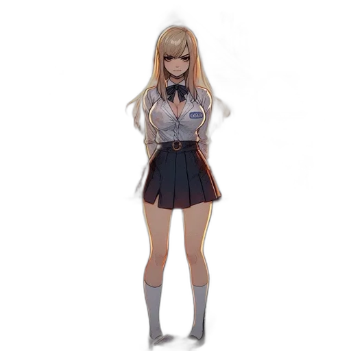 3d render, concept art, anime, cartoon transparent PNG cut-out