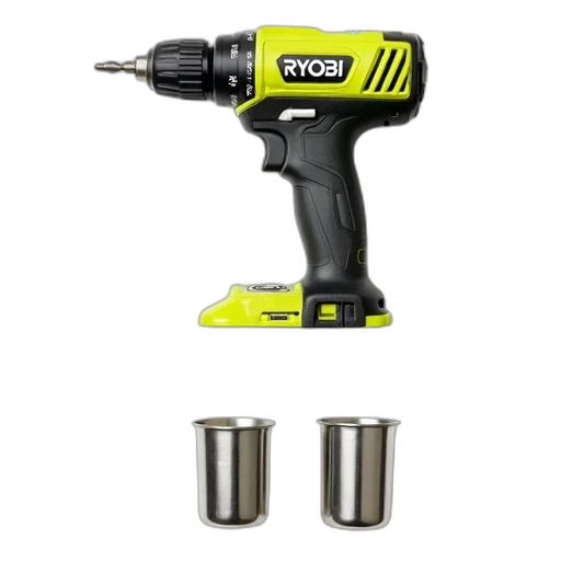 staff, green, black, ryobi transparent PNG cut-out