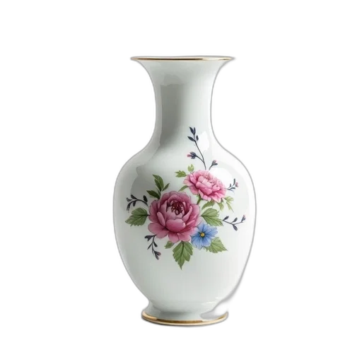 bottle, flower, furniture, photorealistic transparent PNG cut-out