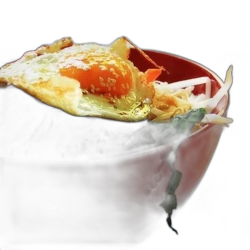 food, crown, photorealistic, 3d render transparent PNG cut-out