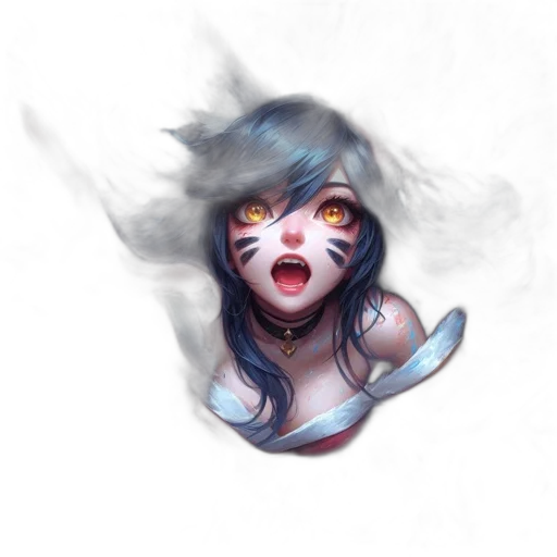 mask, face, creature, staff transparent PNG cut-out