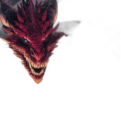 dragon, creature, mask, animal transparent PNG cut-out