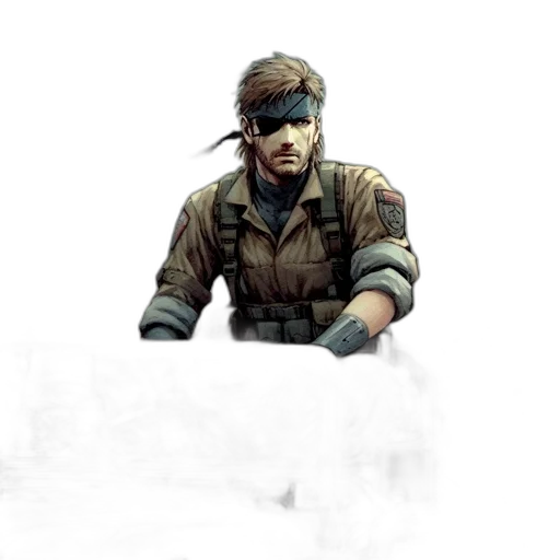 weapon, hat, staff, face transparent PNG cut-out