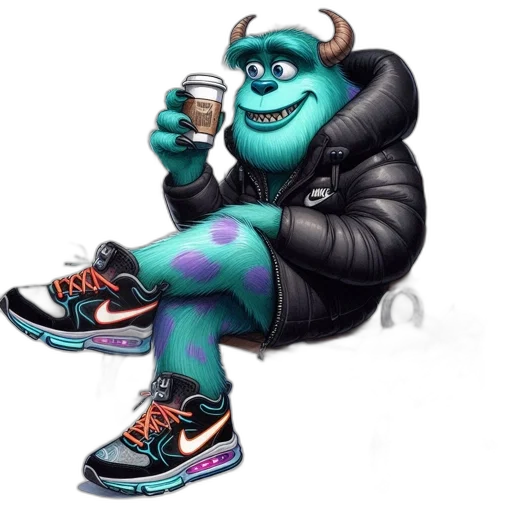 jacket, shoes, creature, concept art transparent PNG cut-out
