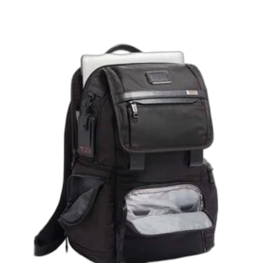jacket, black, backpack, laptop transparent PNG cut-out