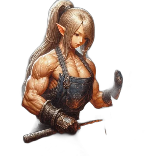 weapon, sword, staff, fantasy art transparent PNG cut-out