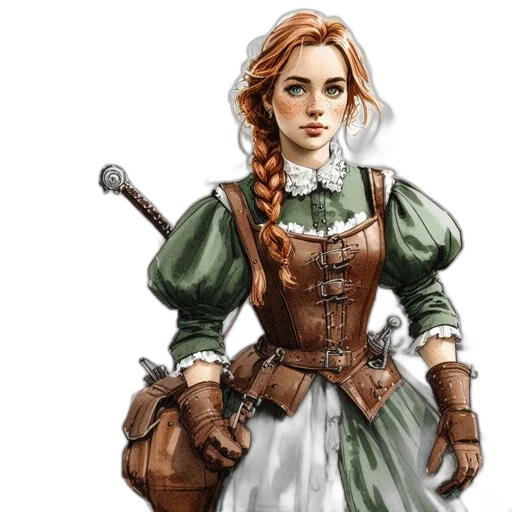 staff, dress, fantasy art, concept art transparent PNG cut-out
