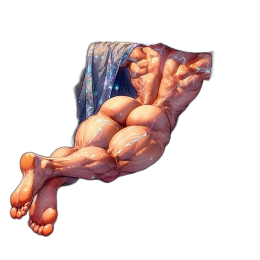 shoes, creature, face, weapon transparent PNG cut-out