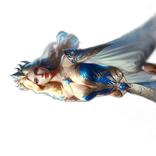 dragon, sword, dress, jewelry transparent PNG cut-out