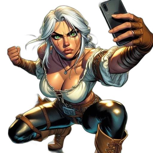 weapon, staff, face, comic book art transparent PNG cut-out