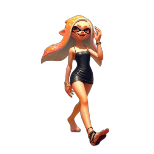 dress, staff, concept art, 3d render transparent PNG cut-out