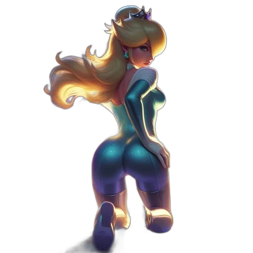 crown, dress, staff, robot transparent PNG cut-out